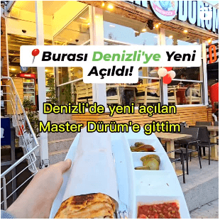🌯 Denizli'de Master Dürüm Açıldı! 🫶 Benim favorim soslu sucuk dürüm oldu. Siz ister tavuk ister sucuk deneyebilirsiniz. 🐓

📌 Kampüs KYK karşısı Master Dürüm 

🐓 @denizlinin_mekanlari / @denizlietkinlikrehberi bu sayfalarımızı da takip etmeyi unutmayın. 

Bu video işbirliği içermektedir. 
#denizliçamlık #denizliçınar #denizli #pamukkaleüniversitesi #pamukkale #denizlispor  #denizlimekan #reklam #ücretsizreklam